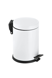 Eforeca Beyaz 12L Düz/Smooth Classic Çöp Kovası - 1