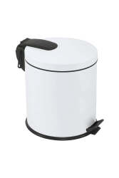 Eforeca Beyaz 20L Düz/Smooth Classic Çöp Kovası - 1
