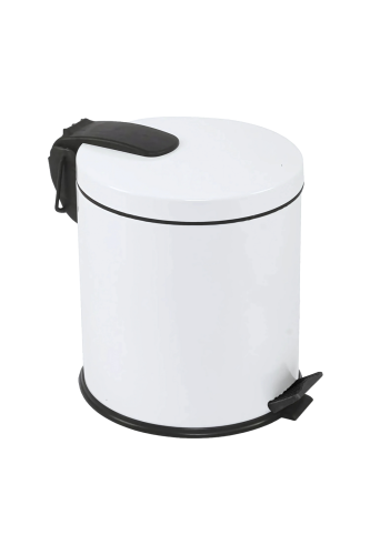 Eforeca Beyaz 20L Düz/Smooth Classic Çöp Kovası - 1