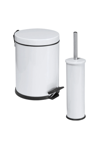 Eforeca Beyaz 5L Düz/Smooth Classic 2'li Banyo Seti - 1