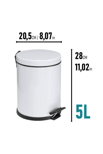 Eforeca Beyaz 5L Düz/Smooth Classic 2'li Banyo Seti - 2