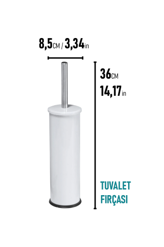 Eforeca Beyaz 5L Düz/Smooth Classic 2'li Banyo Seti - 3