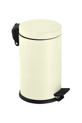 Eforeca Krem 16L Düz/Smooth Classic Çöp Kovası 