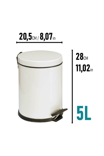 Eforeca Krem 5L Düz/Smooth Classic 4'lü Banyo Seti - 2
