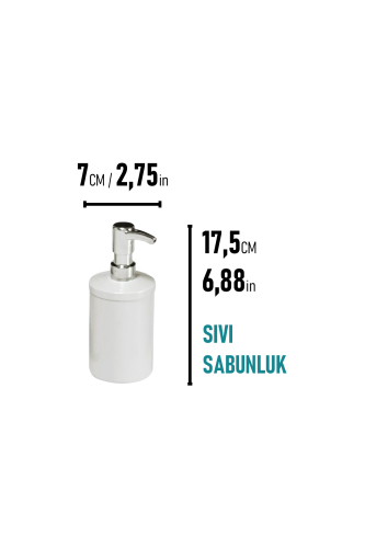 Eforeca Krem 5L Düz/Smooth Classic 4'lü Banyo Seti - 5