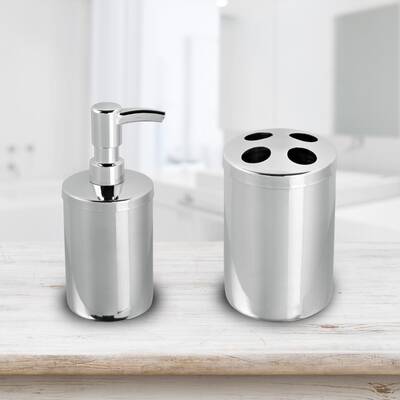 Eforeca Krom 5L Düz/Smooth Inox 4'lü Banyo Seti - 7