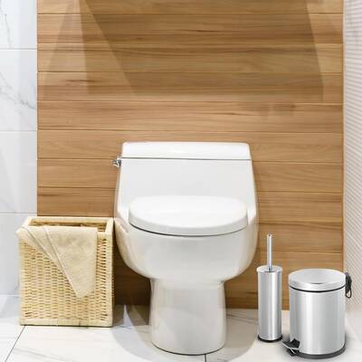Eforeca Krom 5L Düz/Smooth Inox 4'lü Banyo Seti - 9