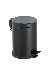 Eforeca Siyah 12L Düz/Smooth Classic Çöp Kovası 