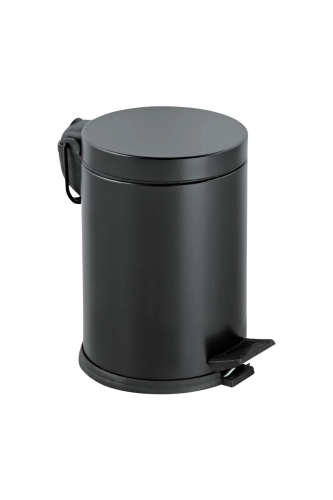 Eforeca Siyah 12L Düz/Smooth Classic Çöp Kovası - 1