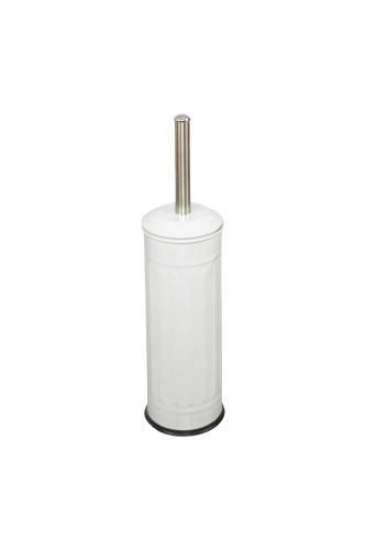Eforeca White - Çizgili/Grooved Retro Toilet Brush - 1